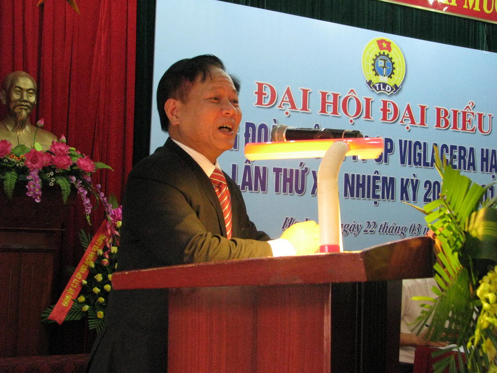 Công đoàn Công ty CP Viglacera Hạ Long tổ chức Đại hội Công đoàn lần thứ XII, nhiệm kỳ 2013 – 2015