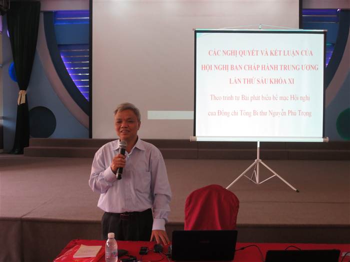 Đảng bộ Công ty CP Viglacera Hạ Long tổ chức phổ biến, quán triệt Nghị quyết Hội nghị lần thứ 6 Ban Chấp hành Trung ương Đảng khóa XI.