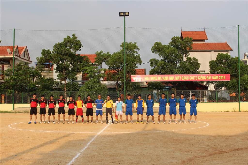 Bế mạc giải bóng đá nam Nhà máy gạch Cotto Giếng Đáy 2016