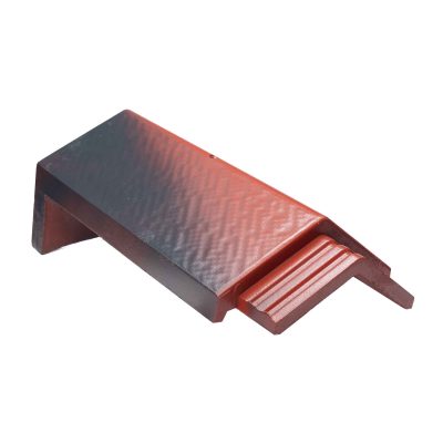 Ngói cuối nóc màu đỏ xám